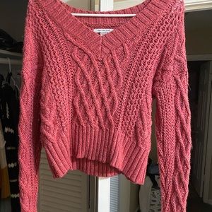 Crop sweater